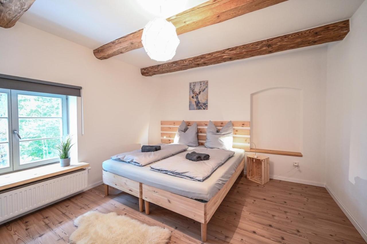 Farmhouse Eckartsberg Im Zittauer Gebirge - Gemuetliche Und Moderne Ferienwohnungen Mit Terrasse エクステリア 写真